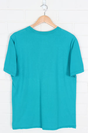 Teal NIKE Embroidered Swoosh Classic Tee (L)