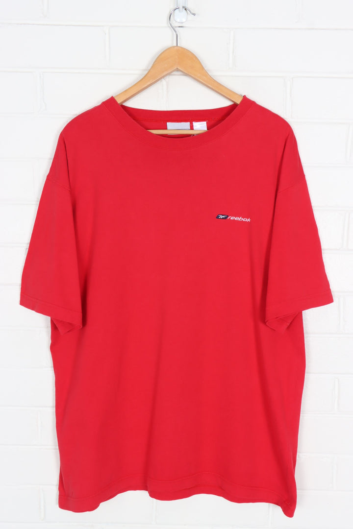 REEBOK Embroidered Red Classic Tee (XL)