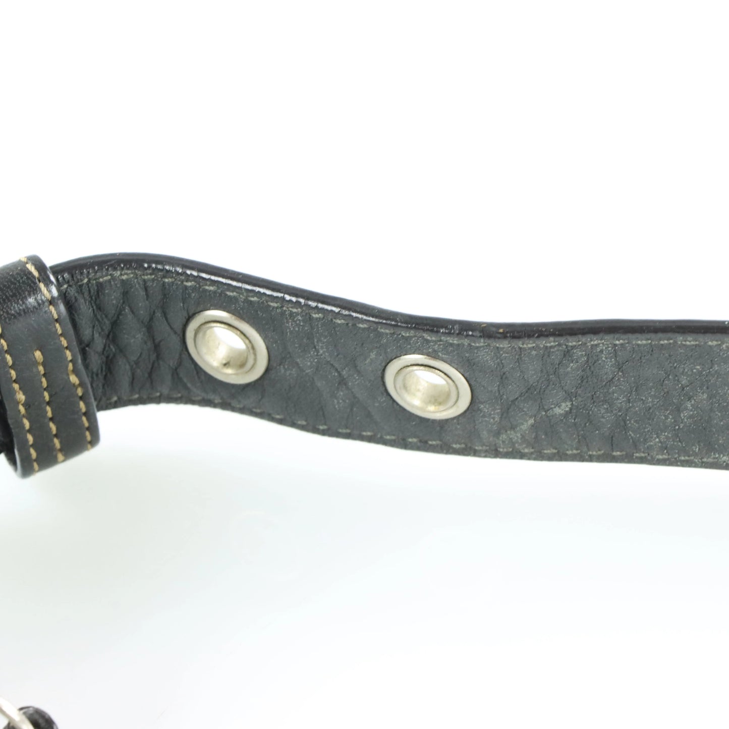 COACH F12321 Satchel Pebbled Black Leather Hobo Bag - Vintage Sole Melbourne