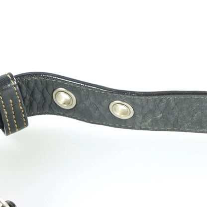 COACH F12321 Satchel Pebbled Black Leather Hobo Bag - Vintage Sole Melbourne