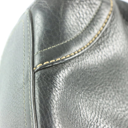 COACH F12321 Satchel Pebbled Black Leather Hobo Bag - Vintage Sole Melbourne