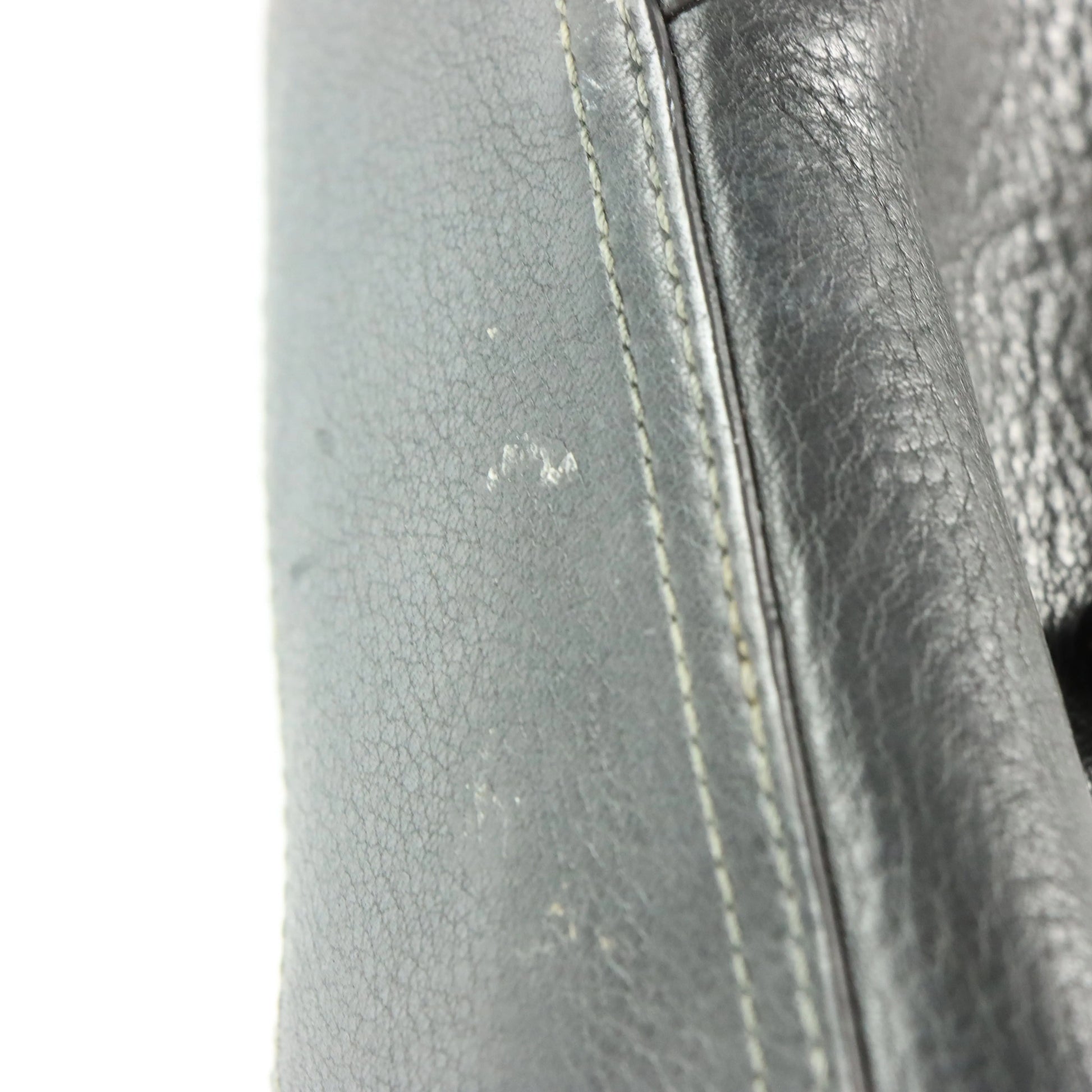 COACH F12321 Satchel Pebbled Black Leather Hobo Bag - Vintage Sole Melbourne