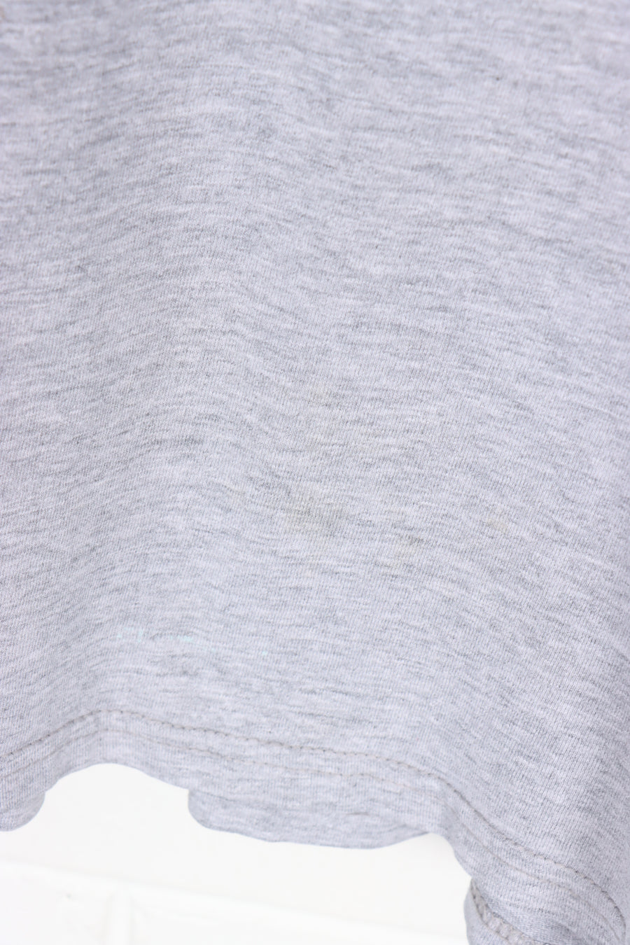 NIKE Grey Marle Embroidered Basic Tee (XL)
