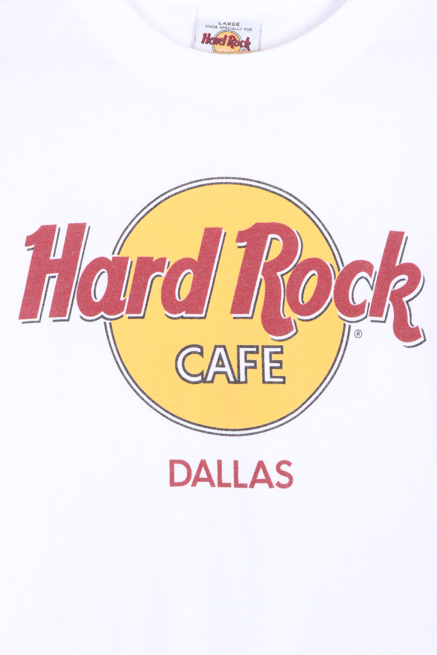 HARD ROCK CAFE Dallas Single Stitch Tee USA Made (L)