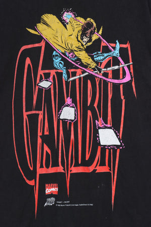 MARVEL 1993 Gambit X-MEN Wolverine Single Stitch T-Shirt USA Made (L)