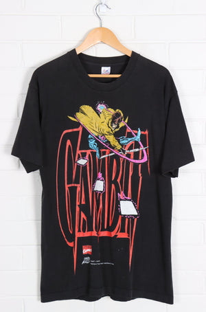 MARVEL 1993 Gambit X-MEN Wolverine Single Stitch T-Shirt USA Made (L)