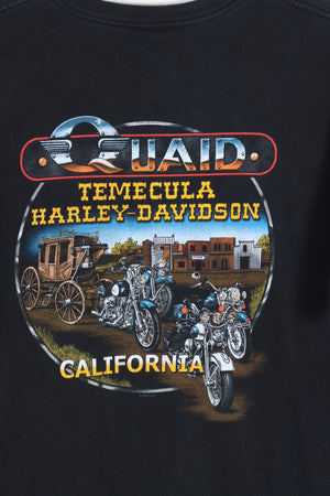 HARLEY DAVIDSON H-D Eagle Quaid California Front & Back Tee (M)