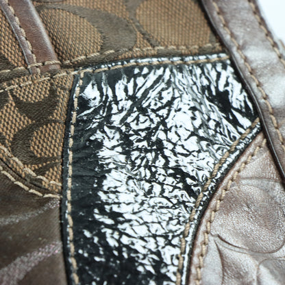 COACH Y2K Patchwork 13516 Chocolate Brown Handbag