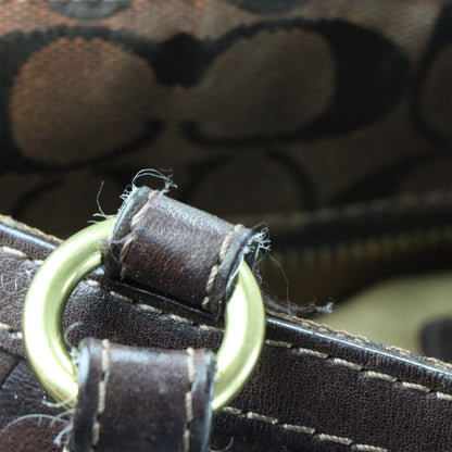 COACH Y2K Patchwork 13516 Chocolate Brown Handbag