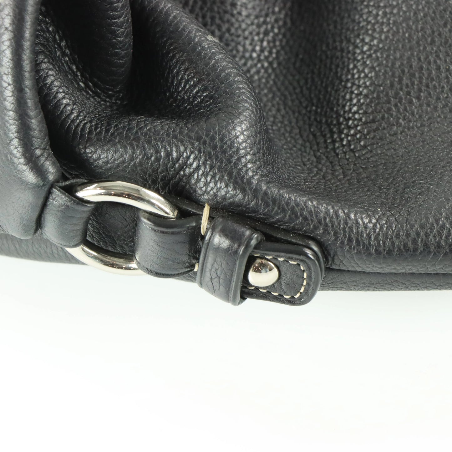 COACH F15064 Pebbled Black Leather Crossbody Bag - Vintage Sole Melbourne