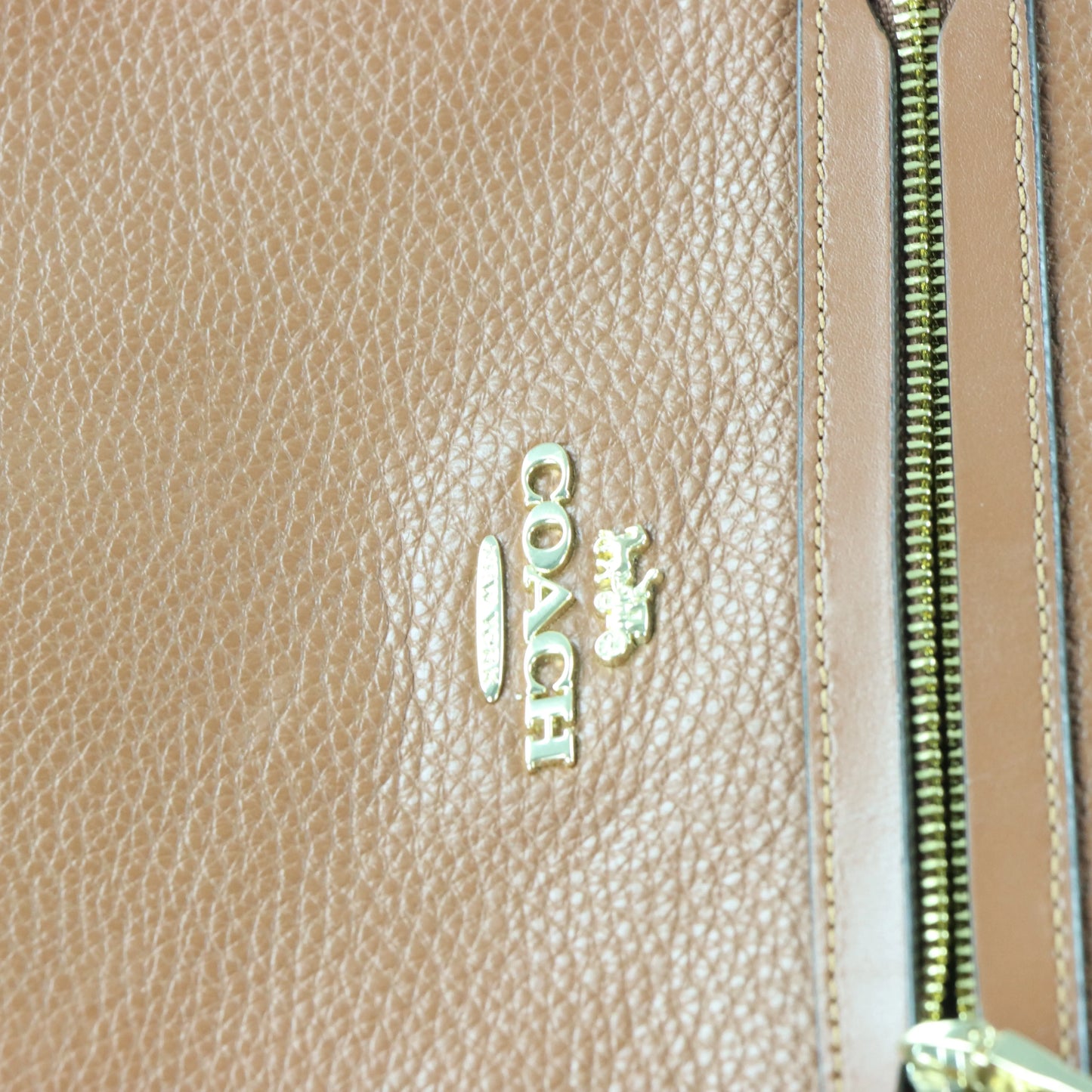 COACH 34823 'Mae' Pebble Leather Tan Crossbody Bag - Vintage Sole Melbourne