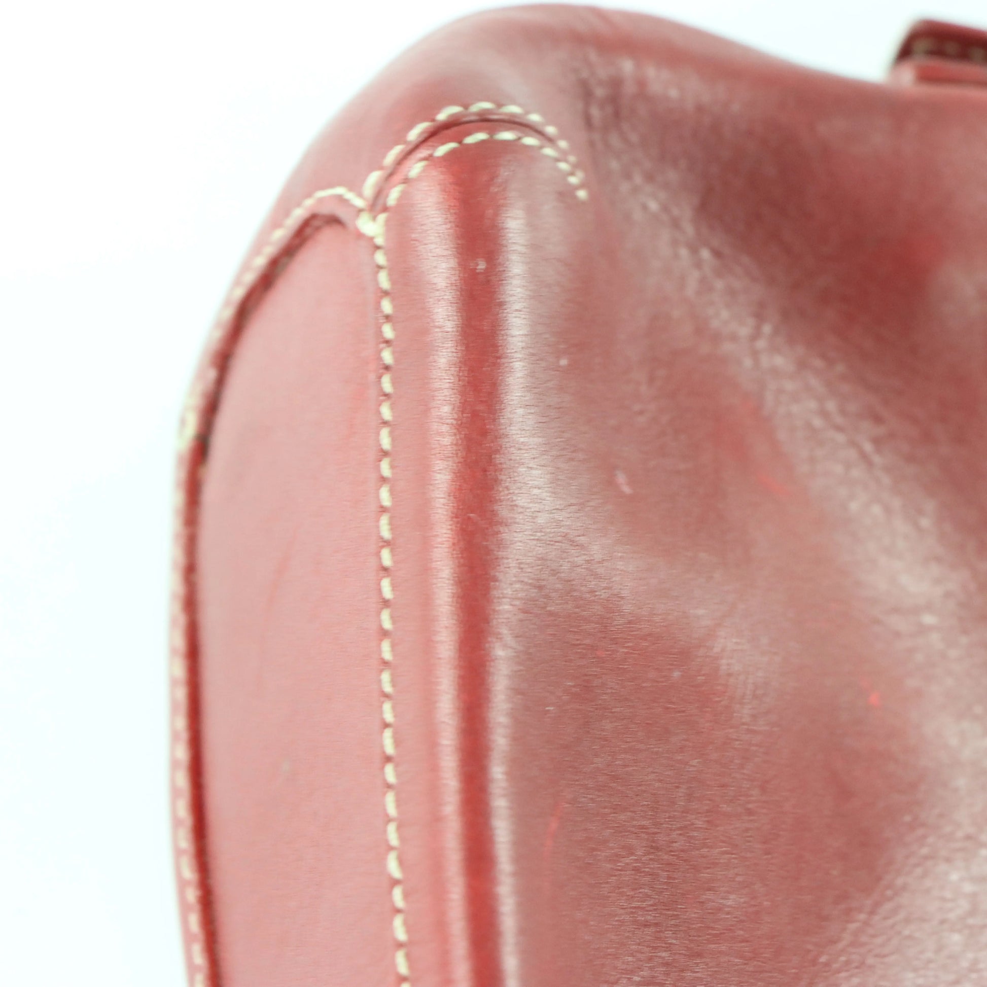 COACH Legacy Cherry Red & Silver Mini Shoulder Bag - Vintage Sole Melbourne