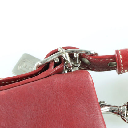 COACH Legacy Cherry Red & Silver Mini Shoulder Bag - Vintage Sole Melbourne