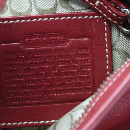 COACH Legacy Cherry Red & Silver Mini Shoulder Bag - Vintage Sole Melbourne