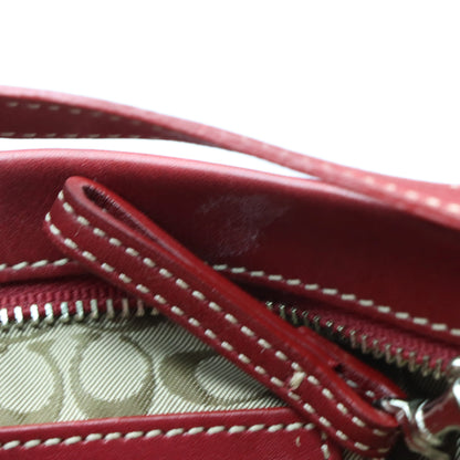 COACH Legacy Cherry Red & Silver Mini Shoulder Bag - Vintage Sole Melbourne