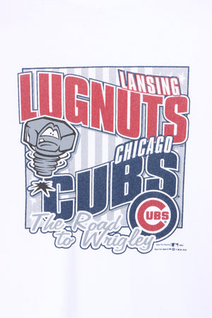MLB MiLB Cubs Lugnuts "Road to Wrigley" Long Sleeve T-Shirt (XL)