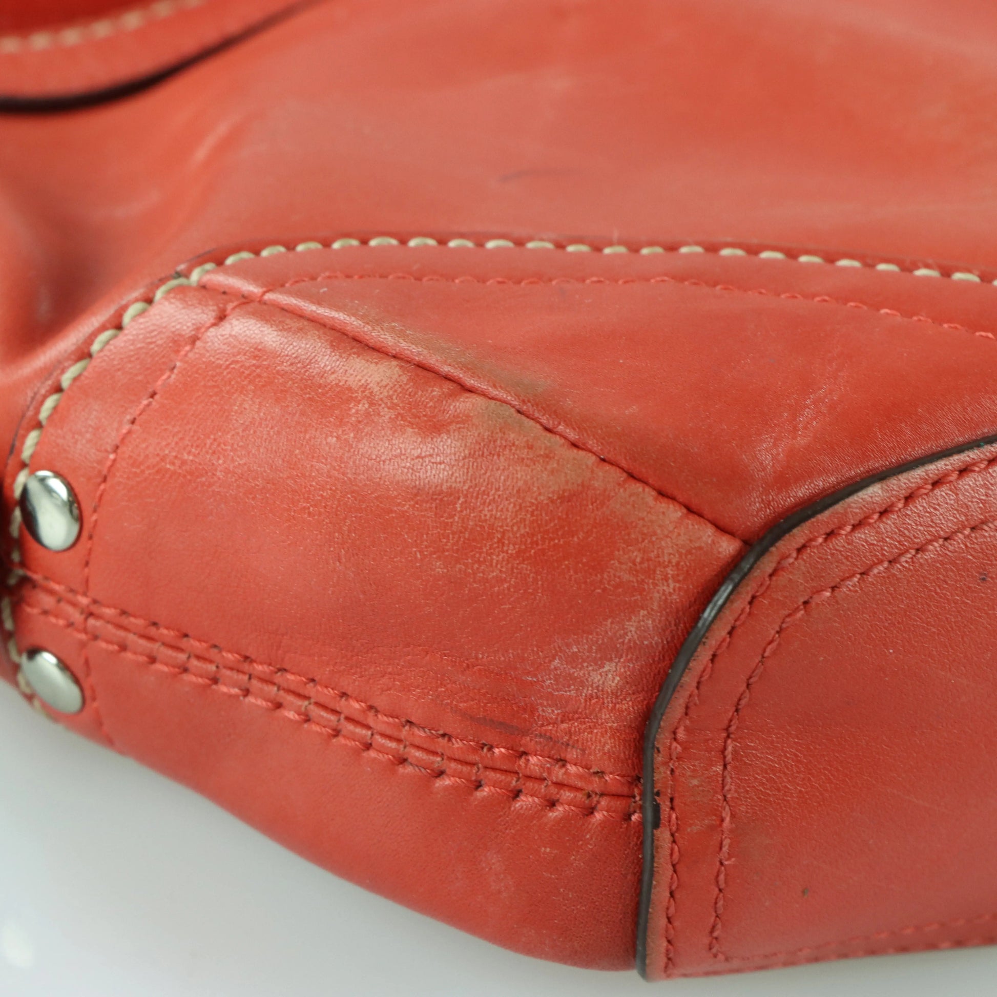 COACH Coral Leather Adjustable Buckle Strap Z14700 Handbag - Vintage Sole Melbourne