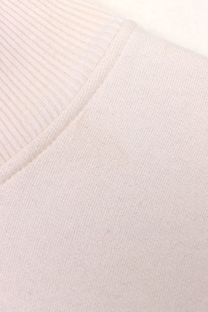 Timberland Cream 1/4 Zip Sweatshirt (L-XL)