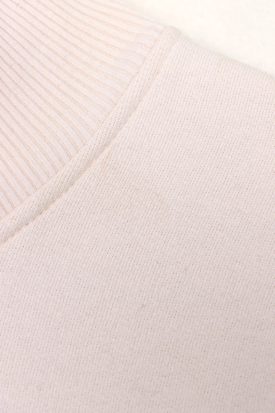 Timberland Cream 1/4 Zip Sweatshirt (L-XL)