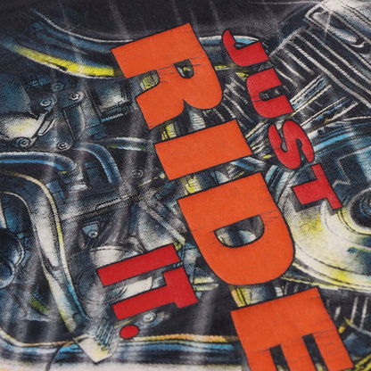 Vintage 1995 HARLEY DAVIDSON 'Just Ride It' Motorcycle T-Shirt (L-XL)