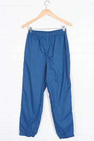NIKE Blue Plain Elastic Waist Track Pants (S)