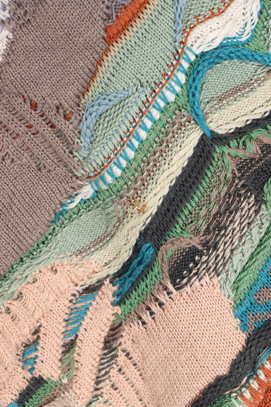Vintage COOGI Multicoloured 3D Knit Cardigan Australia Made (L)