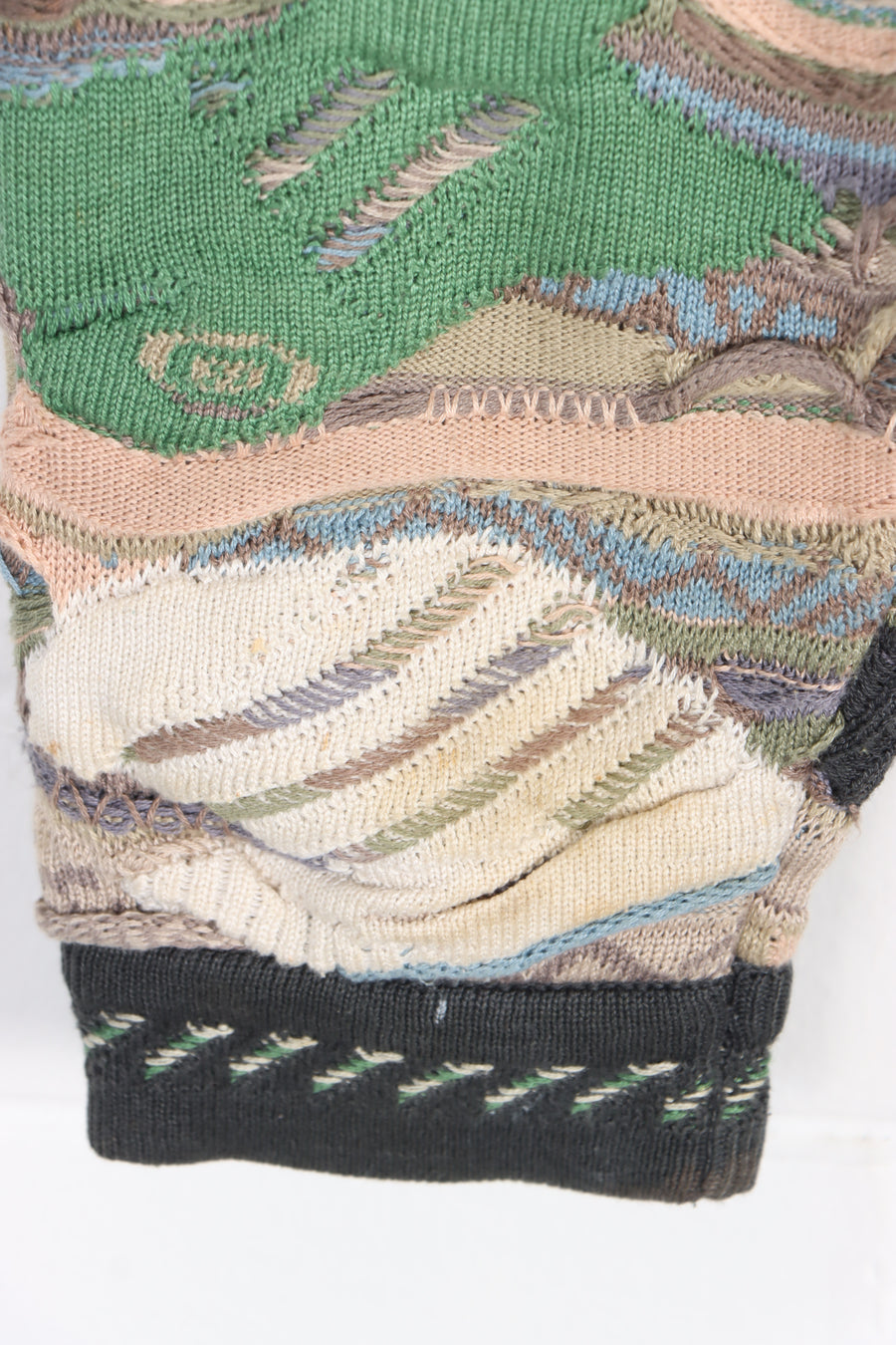 Vintage COOGI Multicoloured 3D Knit Cardigan Australia Made (L)
