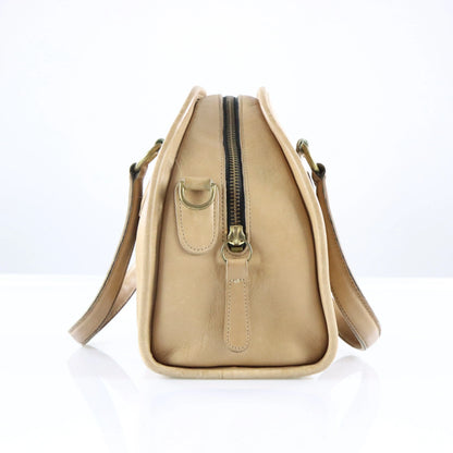 Vintage 90s COACH 9928 Putty 'Chadwick' USA Made Leather Satchel