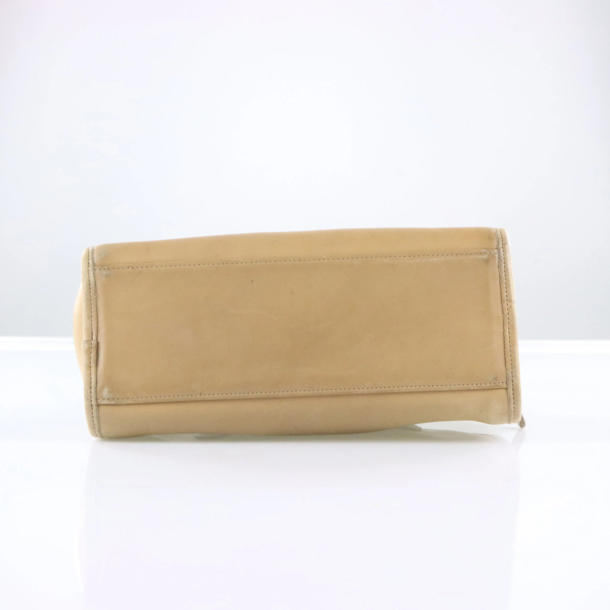 Vintage 90s COACH 9928 Putty 'Chadwick' USA Made Leather Satchel