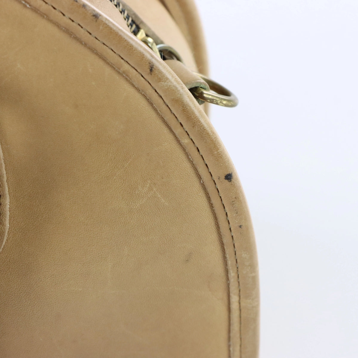 Vintage 90s COACH 9928 Putty 'Chadwick' USA Made Leather Satchel