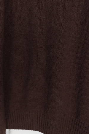 LACOTSE Brown Embroidered Knit (L)