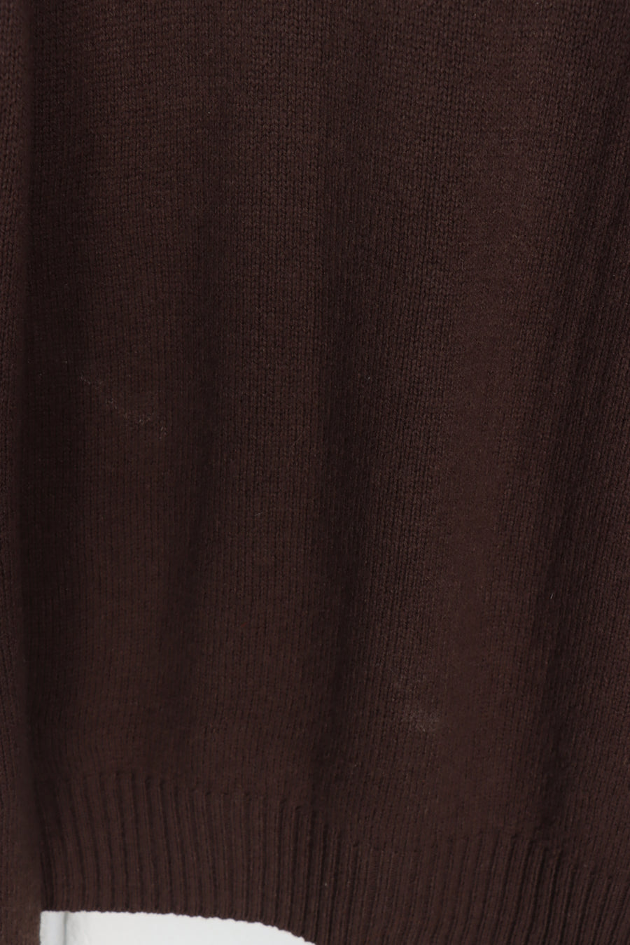 LACOSTE Brown Embroidered Logo Knit (L)