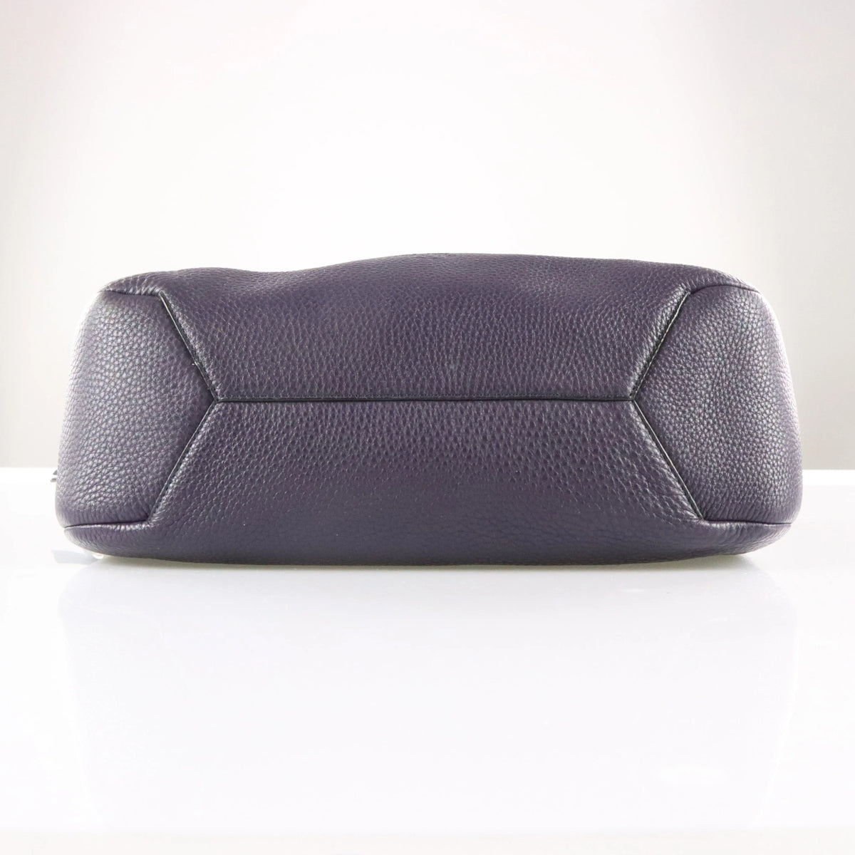 COACH 31623 Purple Pebbled Leather Crossbody Bag