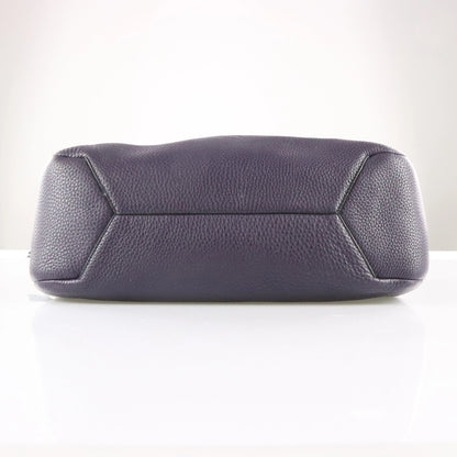 COACH 31623 Purple Pebbled Leather Crossbody Bag