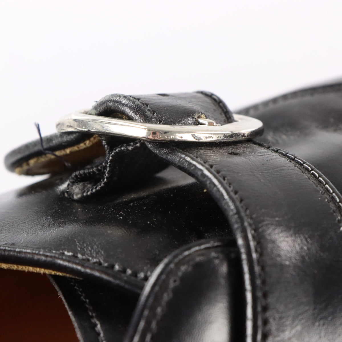 ALLEN EDMONDS Cornell Buckle Strap USA Made Black Shoes (9)