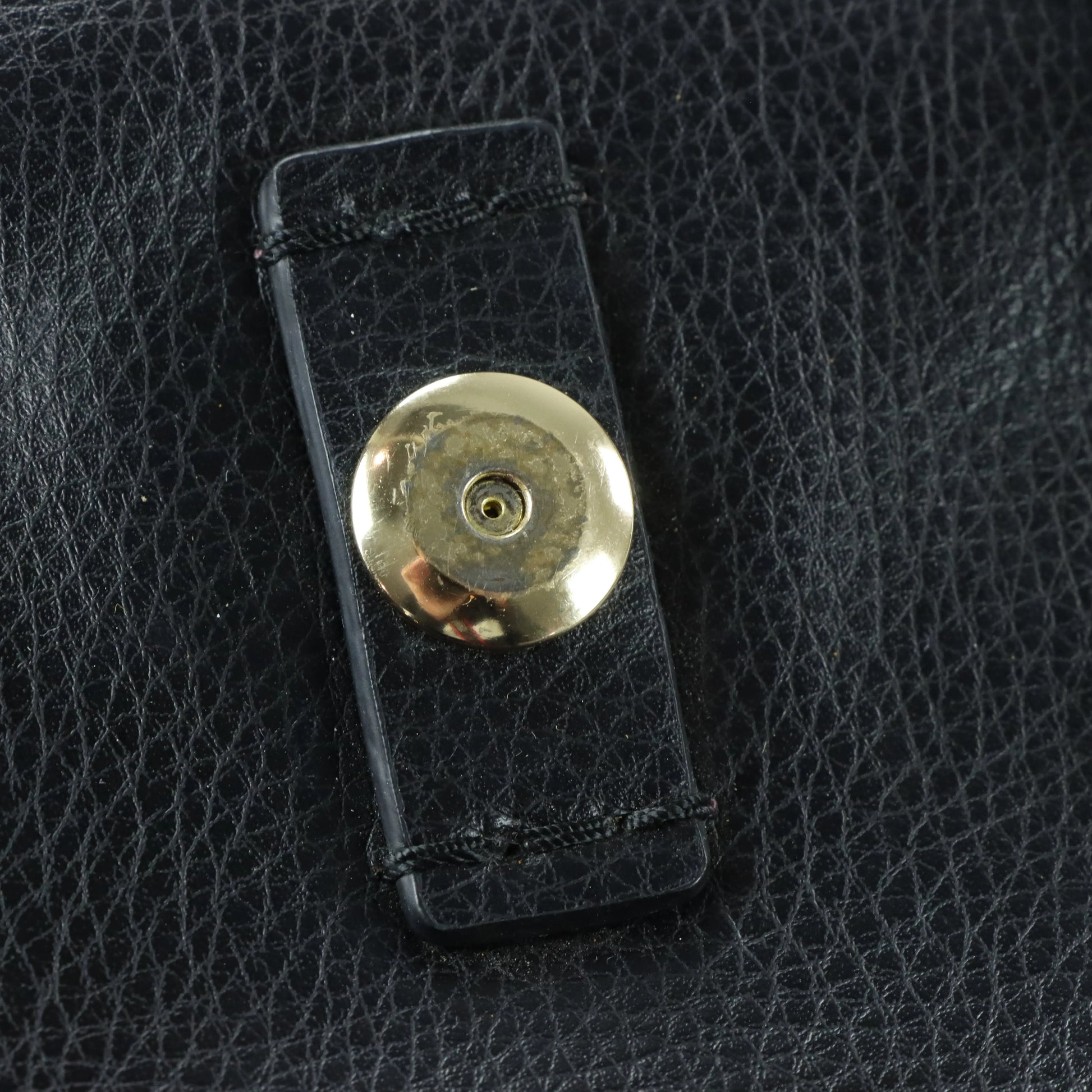 COACH 'Derby' F59819 Black Pebbled Mini Drawstring Backpack - Vintage Sole Melbourne