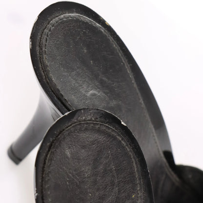 Vintage DIOR Suede Strap Logo Buckle Italian Made Mules (38.5)