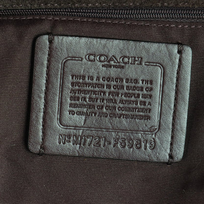 COACH 'Derby' F59819 Black Pebbled Mini Drawstring Backpack - Vintage Sole Melbourne