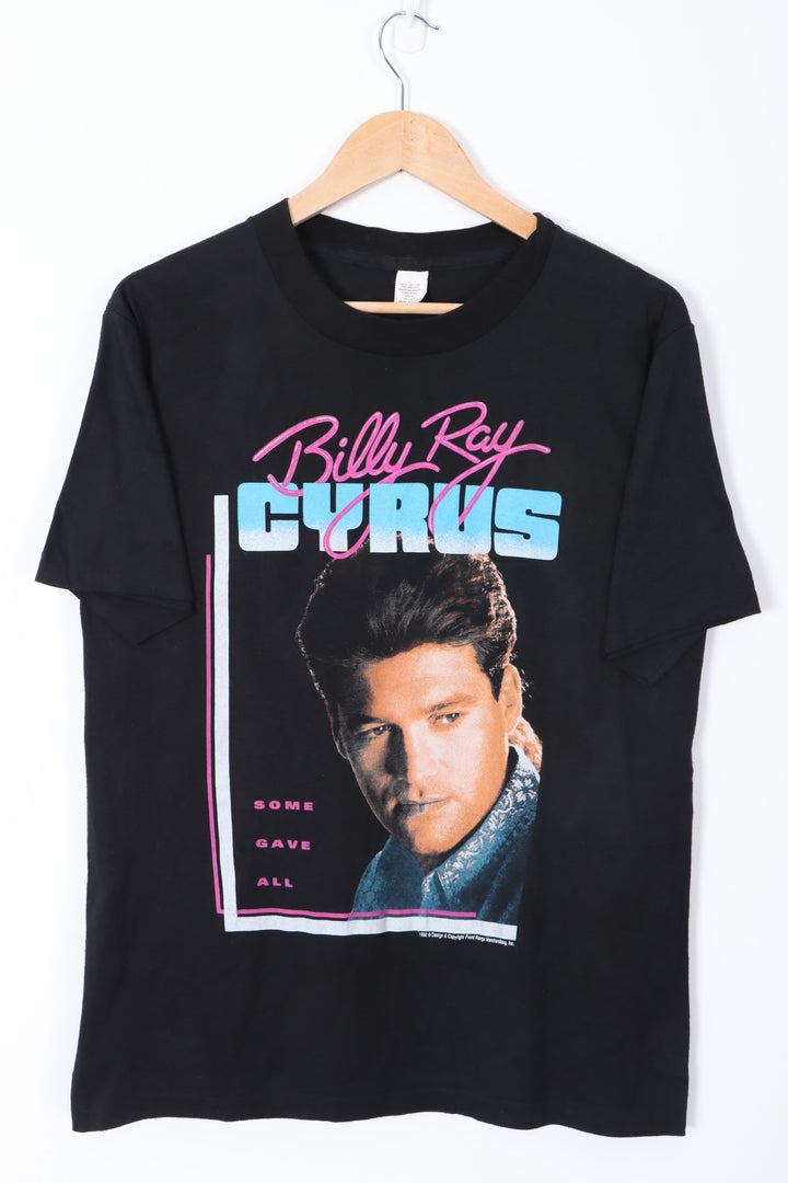 Billy Ray Cyrus 1992 'Achy Breaky Heart' Tour Single Stitch T-Shirt USA Made (M-L)