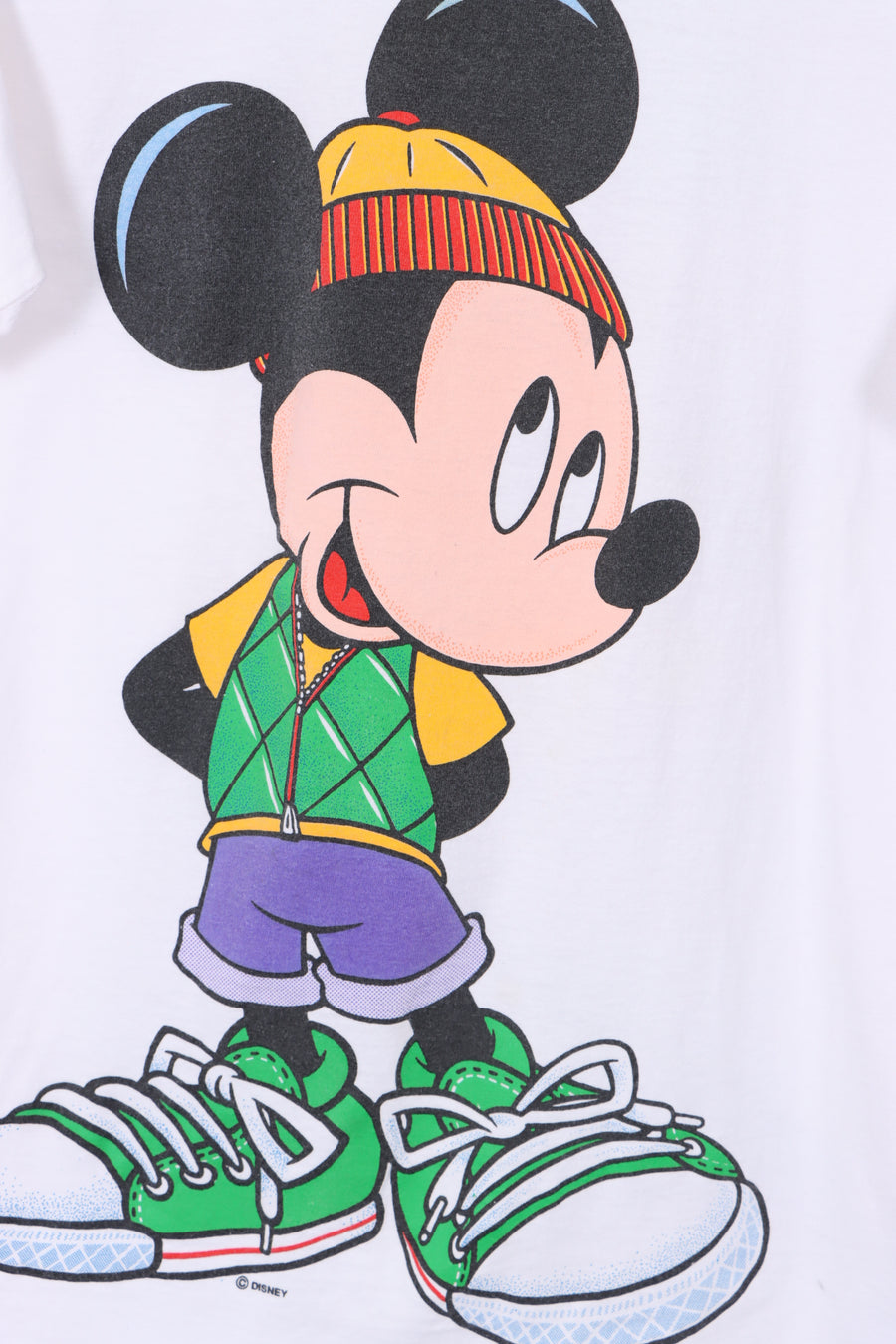 1990s Mickey Mouse Double Sided Graphic USA Made Disney T-Shirt (M)
