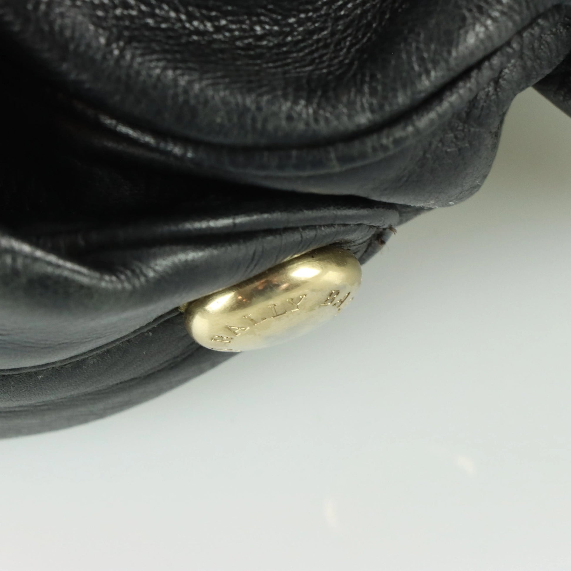 BALLY 'Lailan' Italy Made Genuine Leather Black Shoulder Bag - Vintage Sole Melbourne