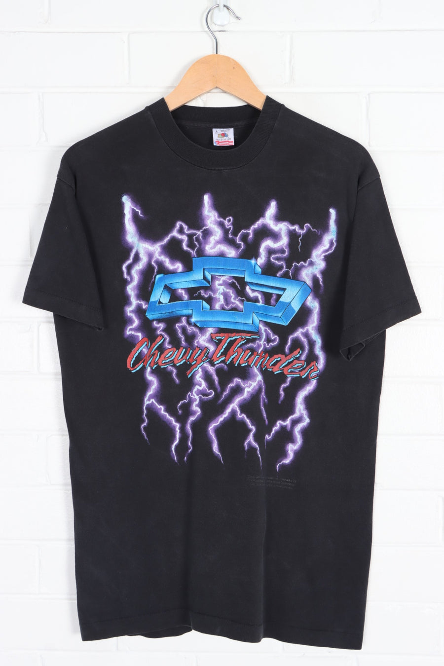 Vintage Chevrolet 90s "Chevy Thunder" Lightening T-Shirt USA Made (L)