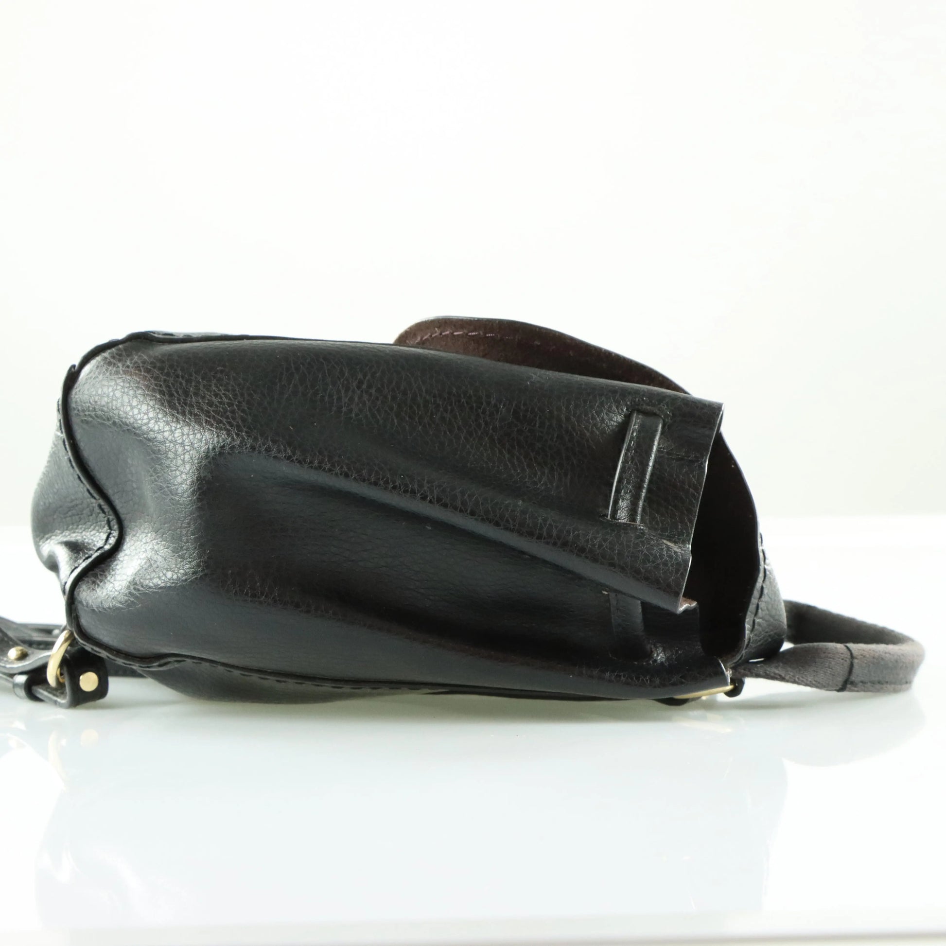 COACH 'Derby' F59819 Black Pebbled Mini Drawstring Backpack - Vintage Sole Melbourne