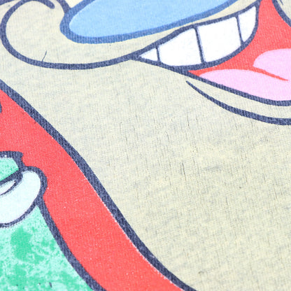 Vintage 1991 NICKELODEON The Ren & Stimpy Show USA Made Single Stitch Tee (L)