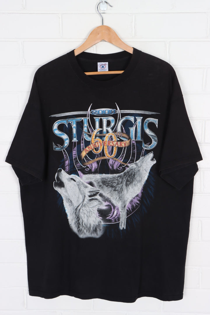 STURGIS 60th Anniversary Howling Wolves T-Shirt (XXL)
