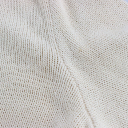 Vintage RALPH LAUREN POLO Embroidered Pony Logo Cream Knit Sweater (L)