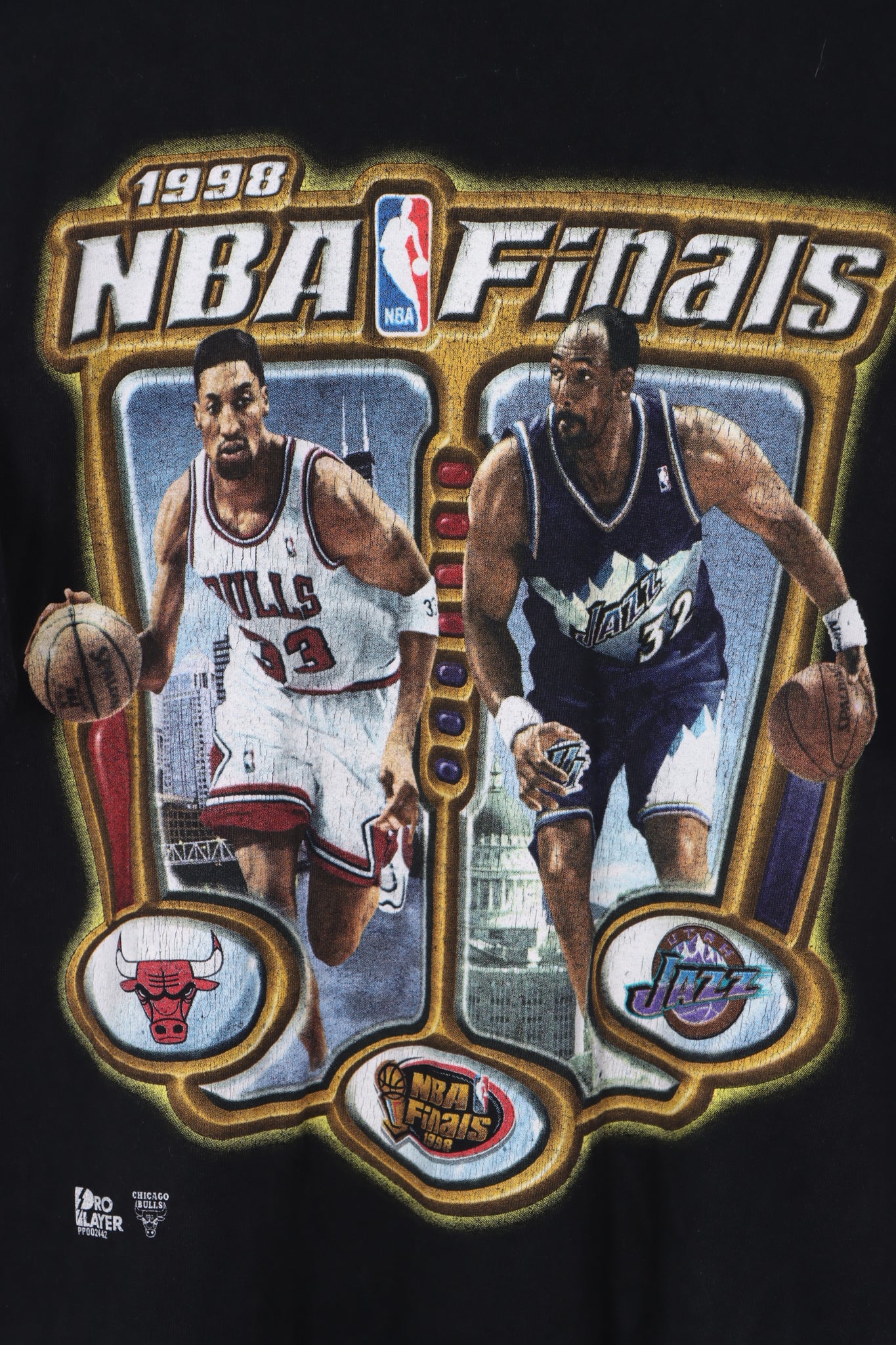 1998 NBA Finals Pippen Chicago Bulls vs Maron Utah Jazz