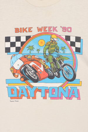 Daytona Bike Week 1990 Single Stitch T-Shirt (L)