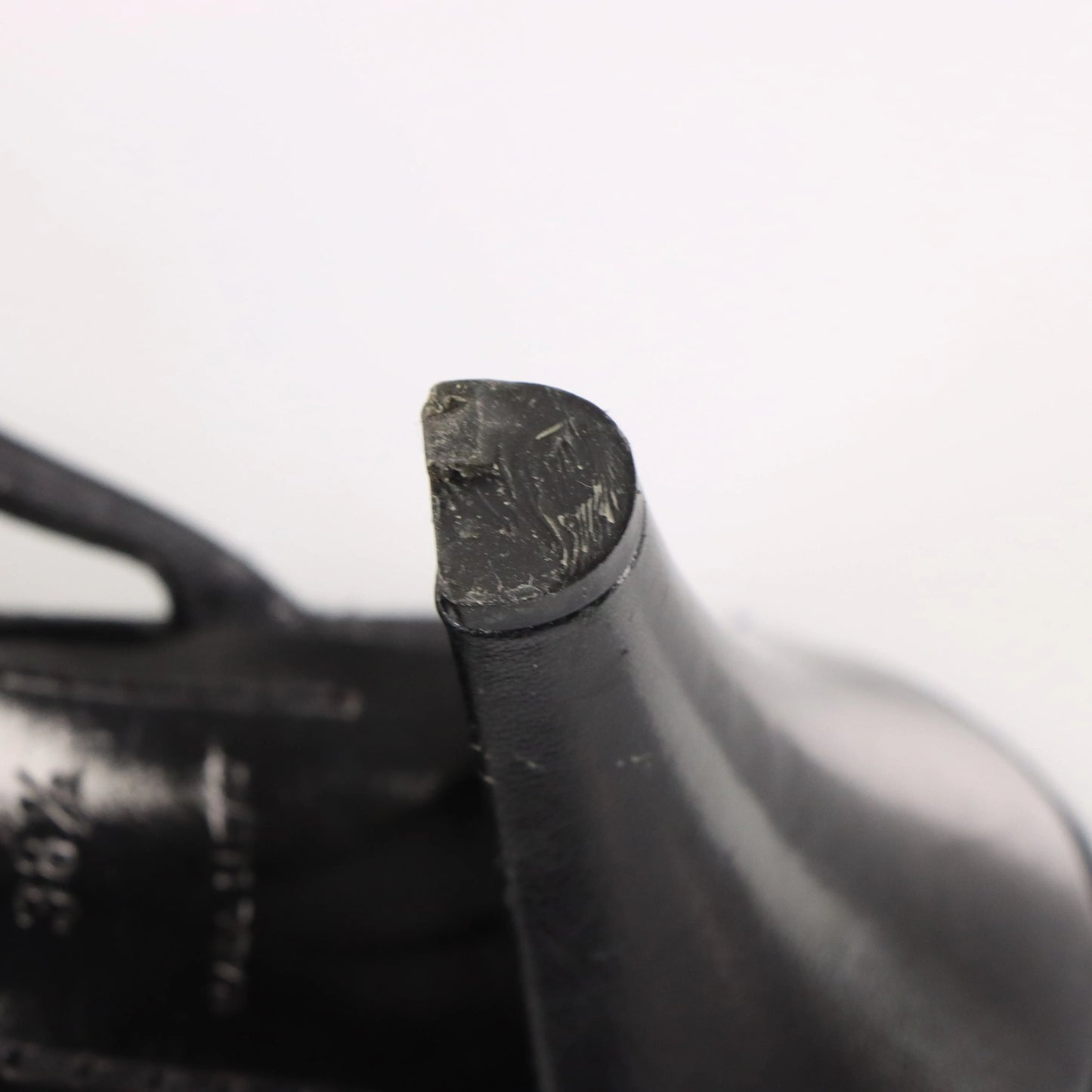 LOUIS VUITTON Braided Monogram Italy Made Black Heels (38.5) - Vintage Sole Melbourne