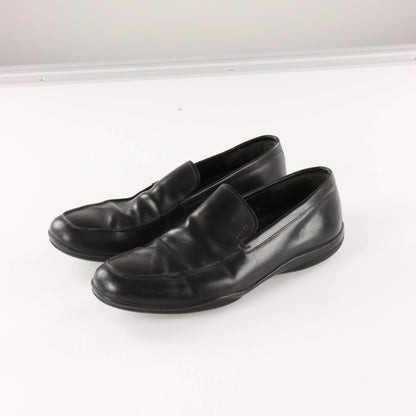 PRADA Sport Slip On Black Leather Loafers (Men's 9.5) - Vintage Sole Melbourne